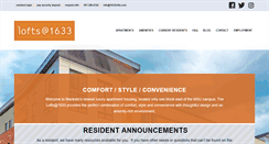 Desktop Screenshot of lofts1633.com